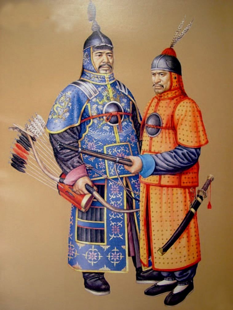 清朝八旗兵，建州女真作为农业社会体系，战斗力比长期威胁明朝的蒙古更加强大