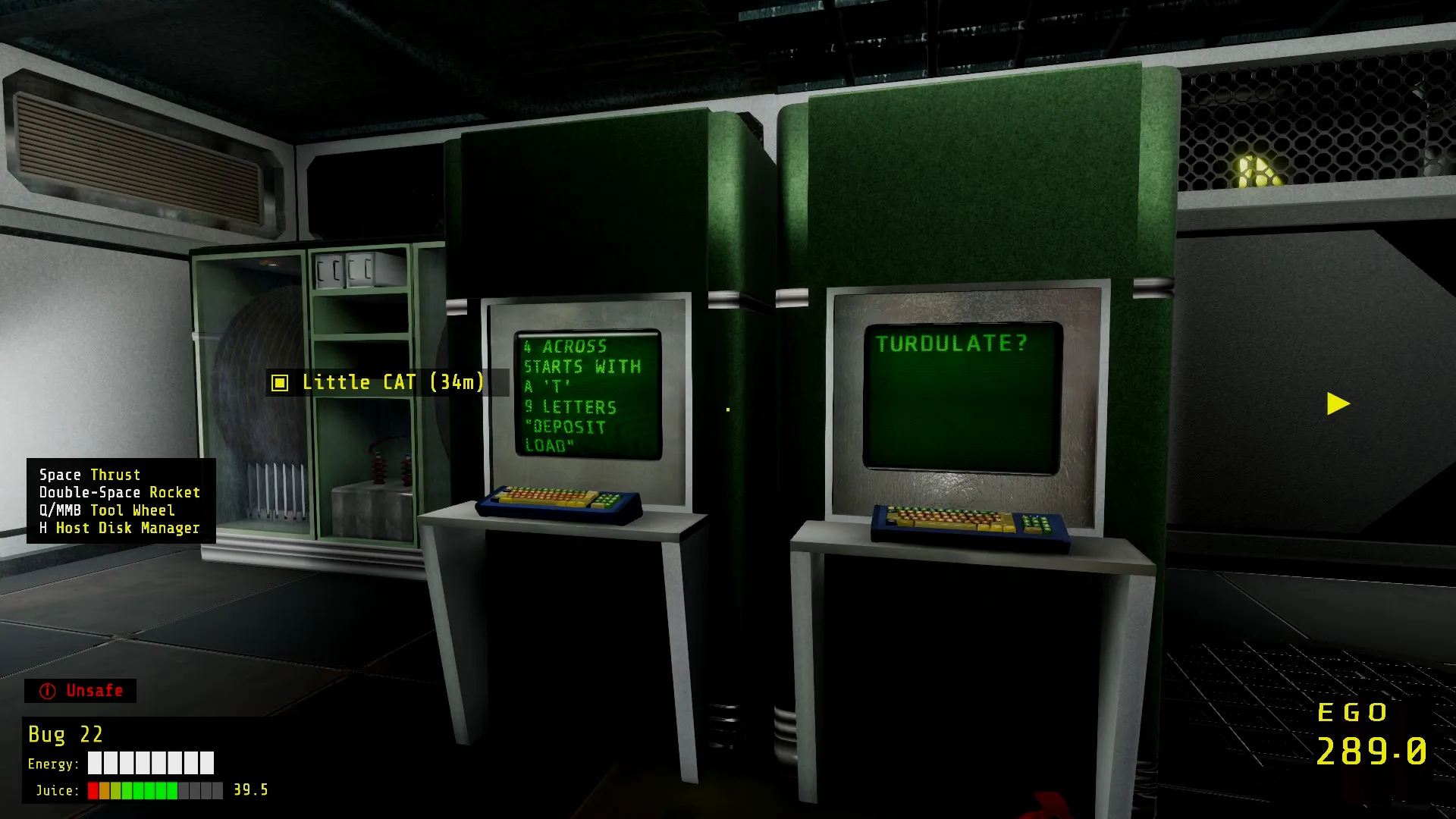 游戏里经常能看到两台巨型计算机互相考脑筋急转弯