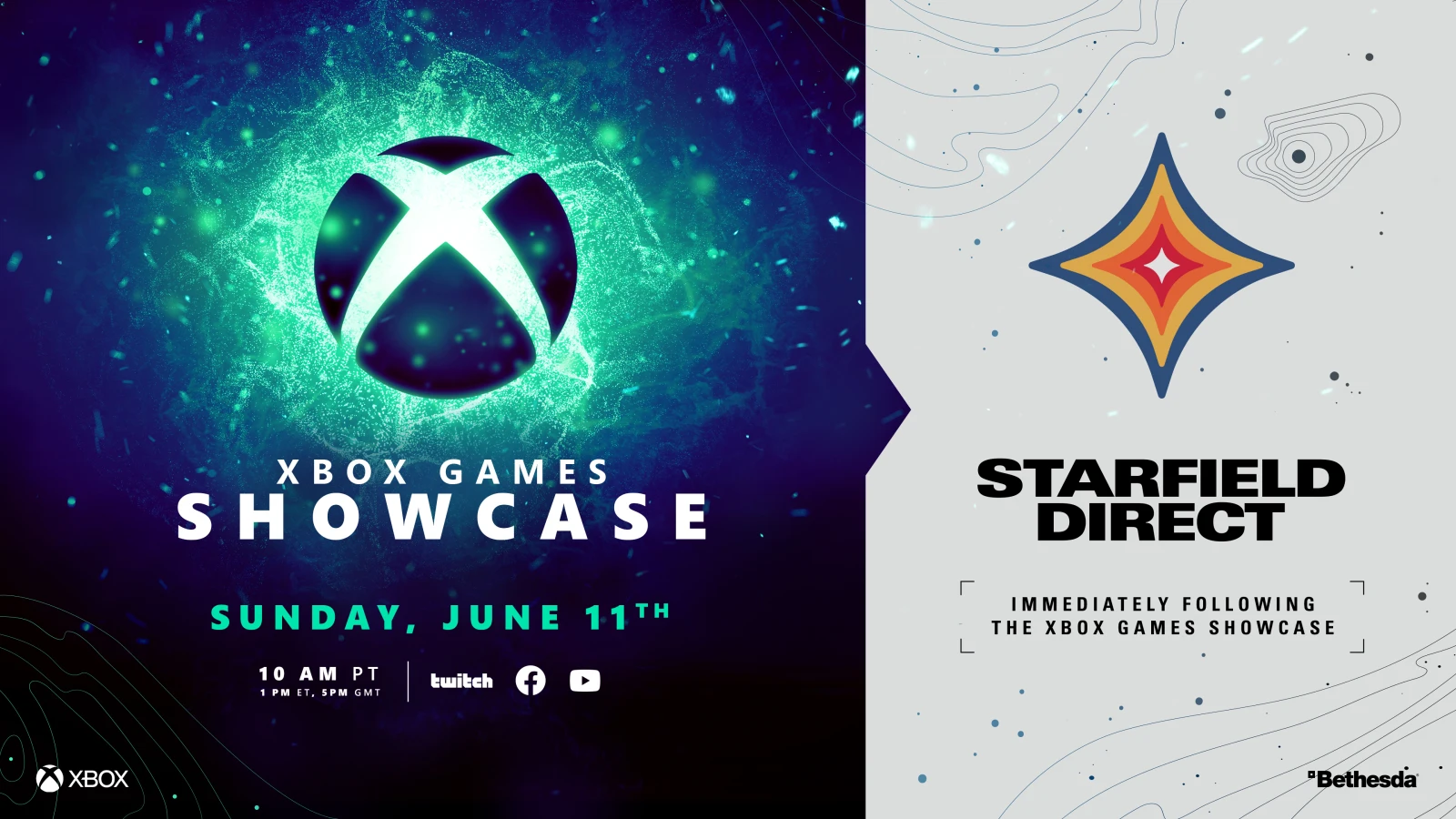 Xbox Games Showcase将于6月12凌晨一点举行，《星空》专场直播紧随其后