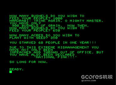 《汉谟拉比》是模拟经营类电子游戏的始祖