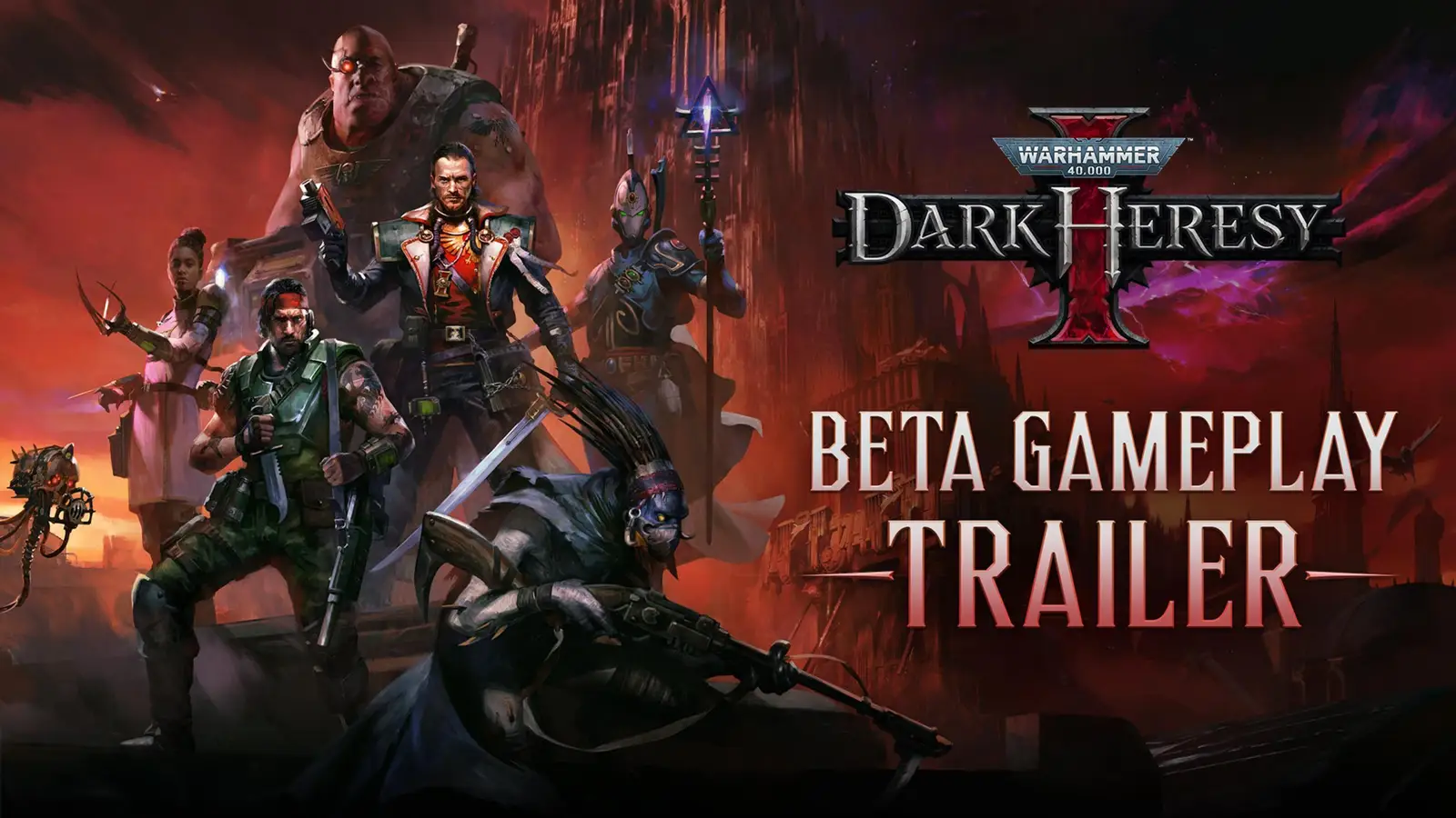 《战锤40K：黑暗异端》Beta测试今日开启，《战锤40K：行商浪人》DLC3将于6月11日上线|战锤颅骨节展示会2026