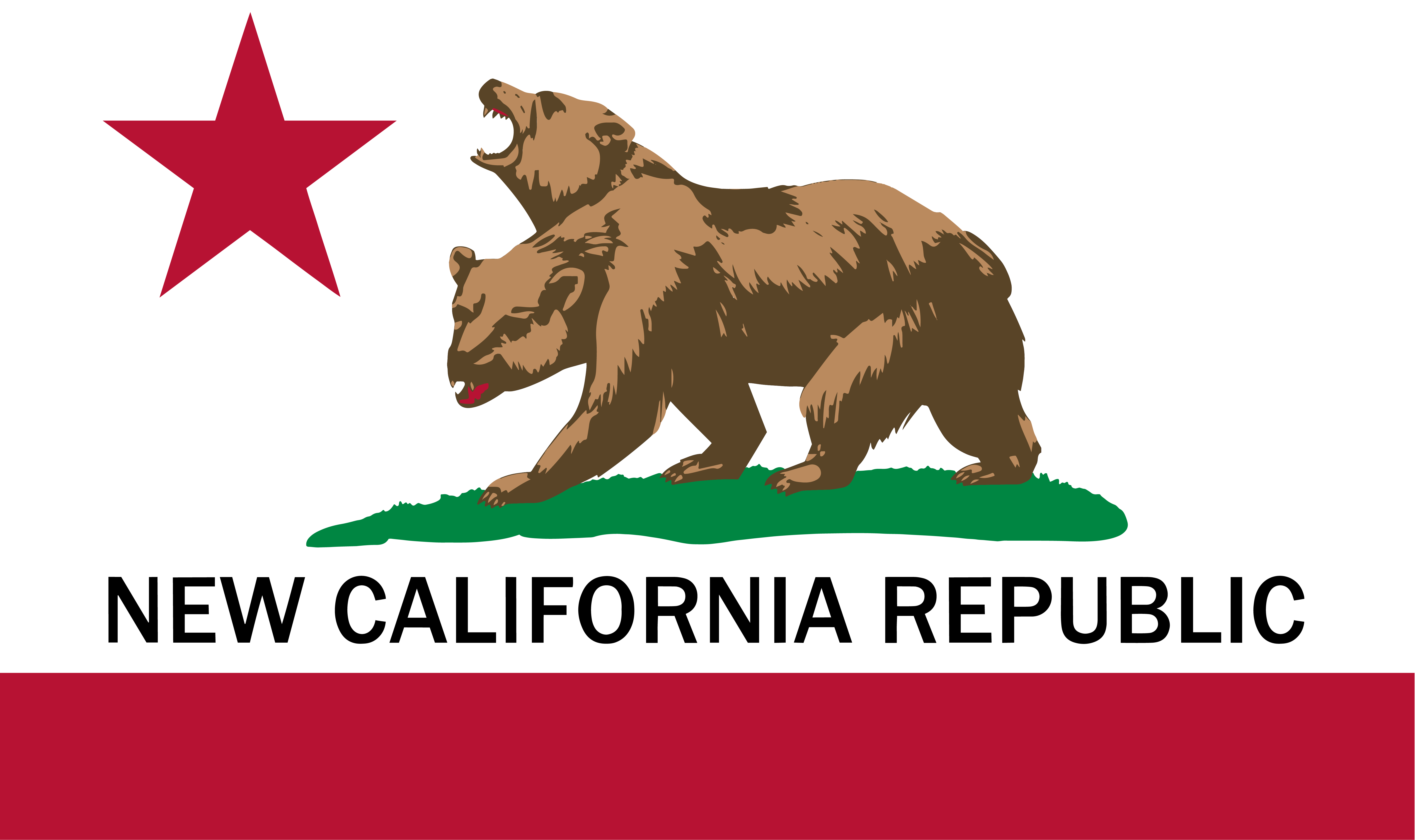 新加利福尼亚共和国旗帜