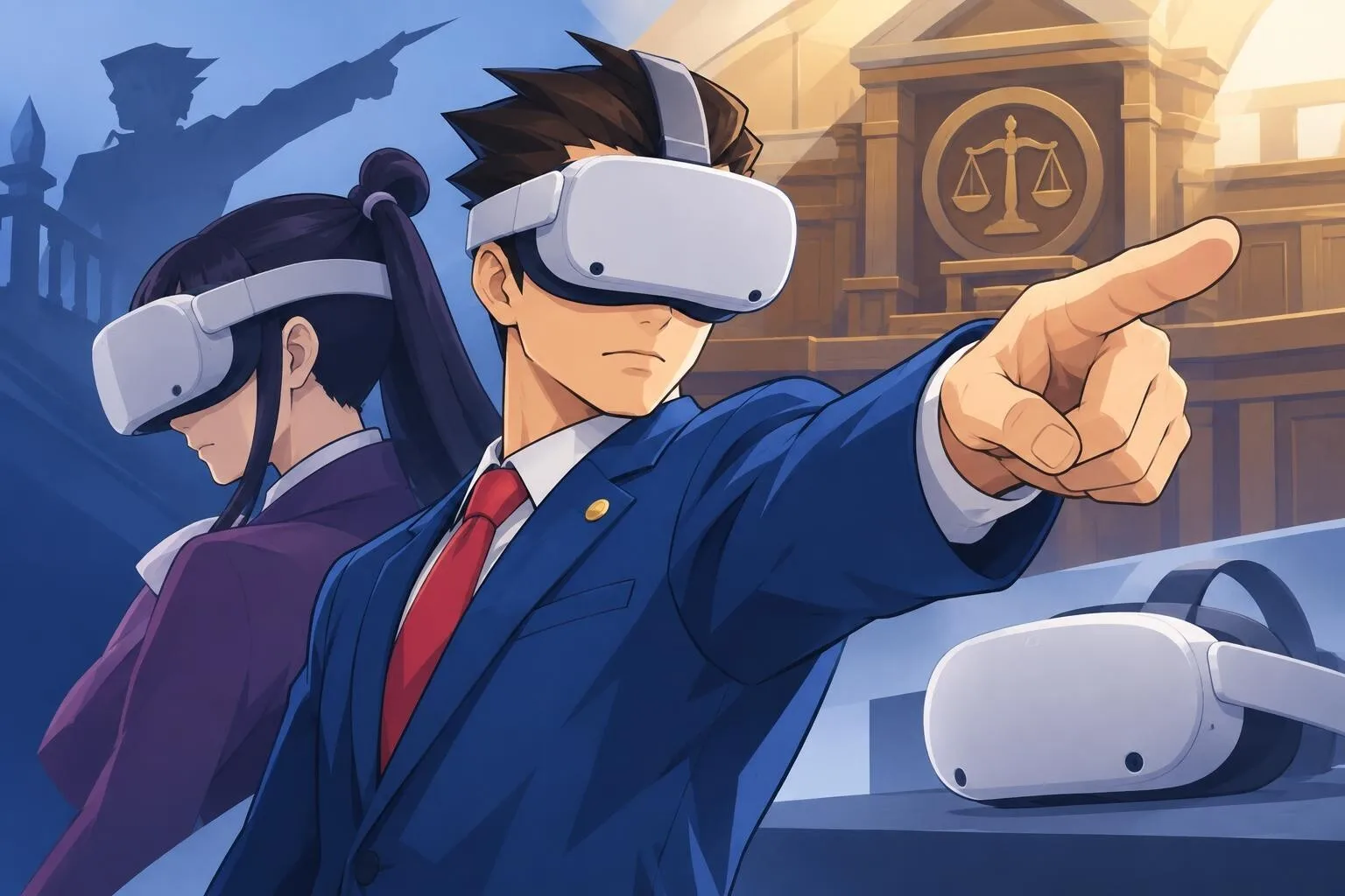 《逆转裁判5 双重命运 VR》正式公开，支持通过语音喊出“异议！”