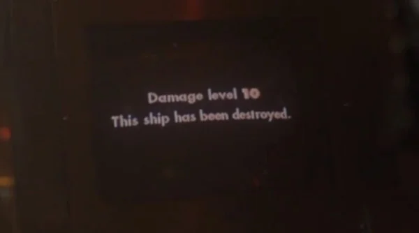 被击毁的时候显示的英文为“This ship”