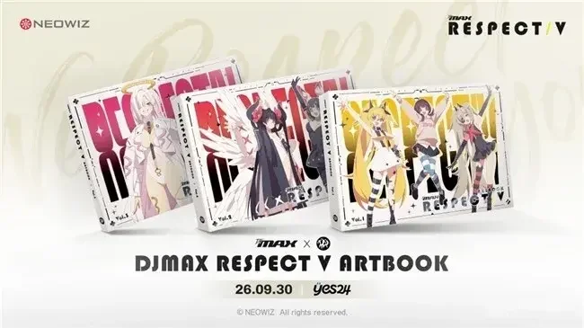 NEOWIZ宣布首部官方画集《DJMAX RESPECT V》将于9月30日起通过YES24开启独家预售