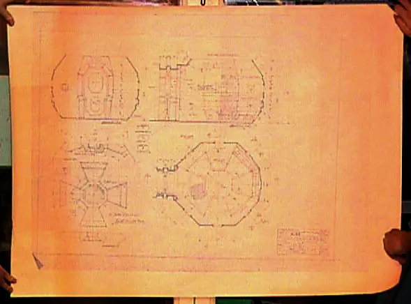 MU/TH/UR 6000“主母”机房设计图，《异形》制作时期