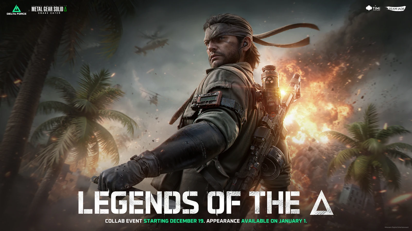 《三角洲行动》 X 《潜龙谍影Δ: 食蛇者》联动活动将于12月19日实装