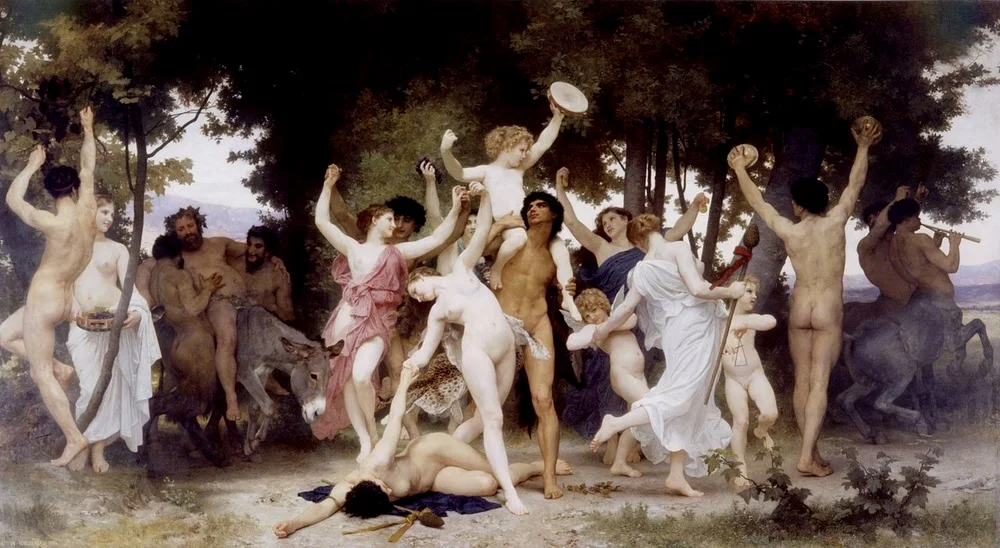 《The Youth of Bacchus》--William-Adolphe Bouguereau