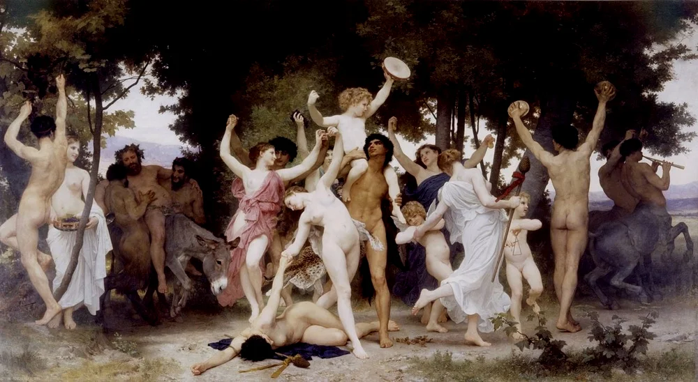 《The Youth of Bacchus》--William-Adolphe Bouguereau