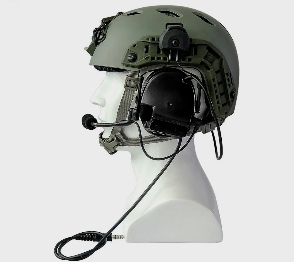 C3耳机通过配件可以直接安装在又导轨的头盔上（图片来源于网络）