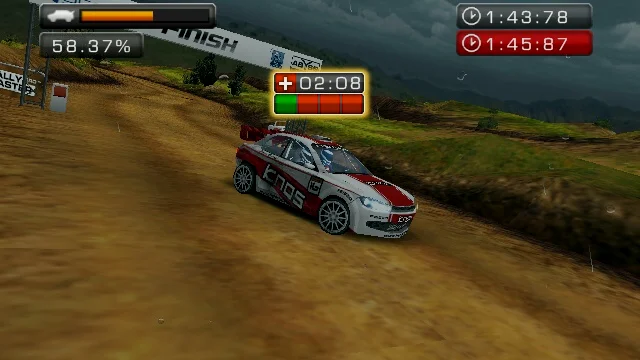 《Rally Master pro》本来是一部iOS游戏，Zeebo版本的画质应该不会更高了