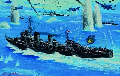 得益于军队生涯，上田在描绘作战状态的舰船上独有心得